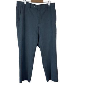 Perry Ellis Portfolio Travel Luxe Dress Pants Mens 34X30‎ (35x27.5) Gray No Iron